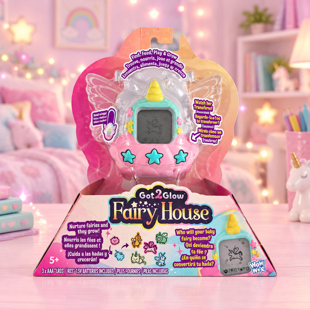 NIP Got 2 Glow fairy House Digital Virtual Pet